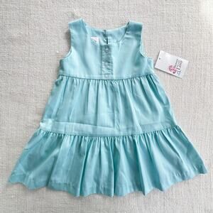 NWT Shower Me with Love Mint Green Tiered Dress 3T